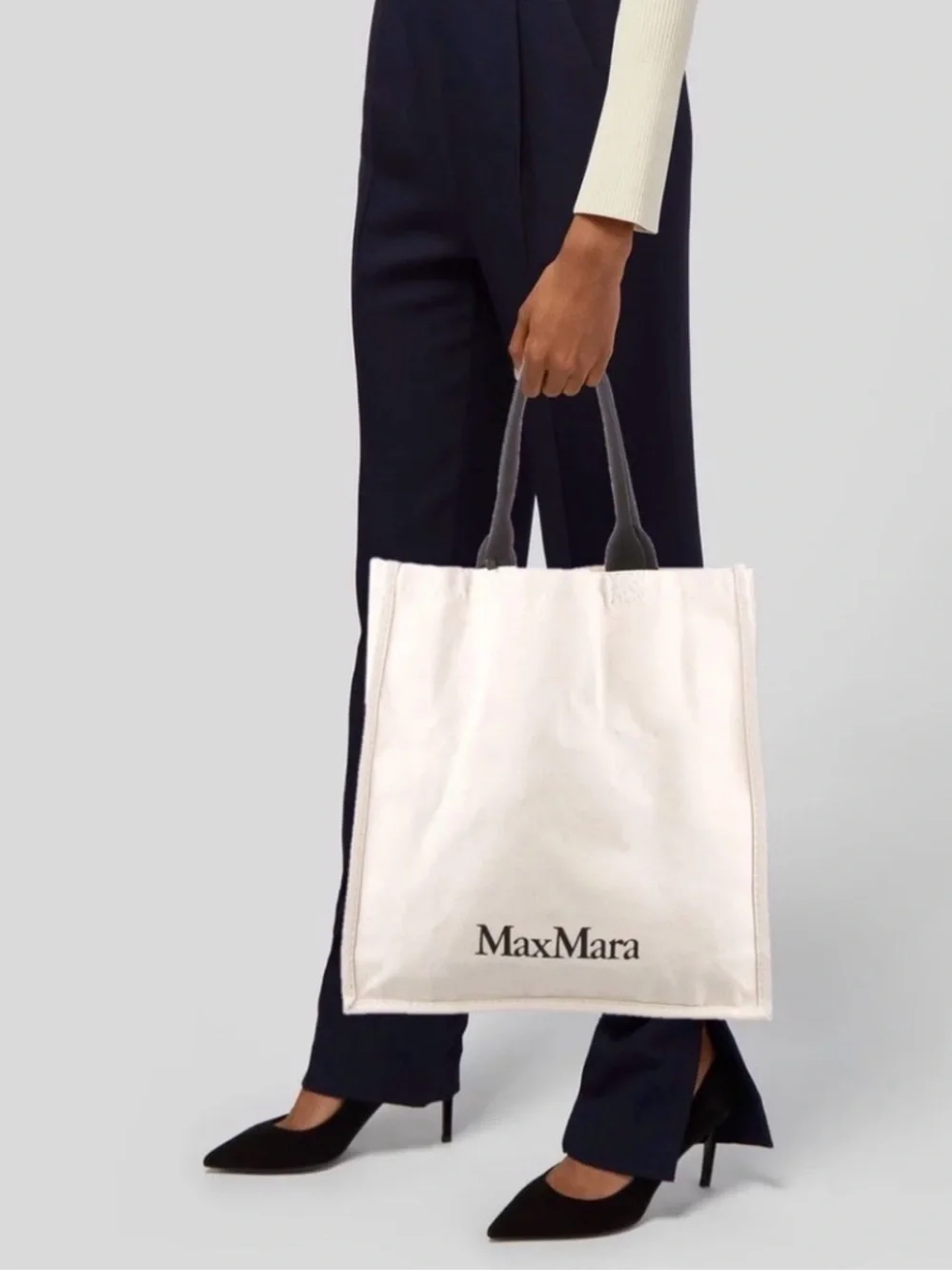 MaxMara Cavas Tote Bag, Wallet Set